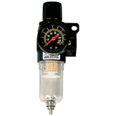Alemlube - El Series 1/4" Filter And Regulator With Gauge | O300161